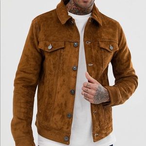 Faux Suede Western Jacket